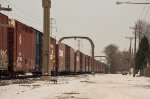 NS Box Cars in the yard